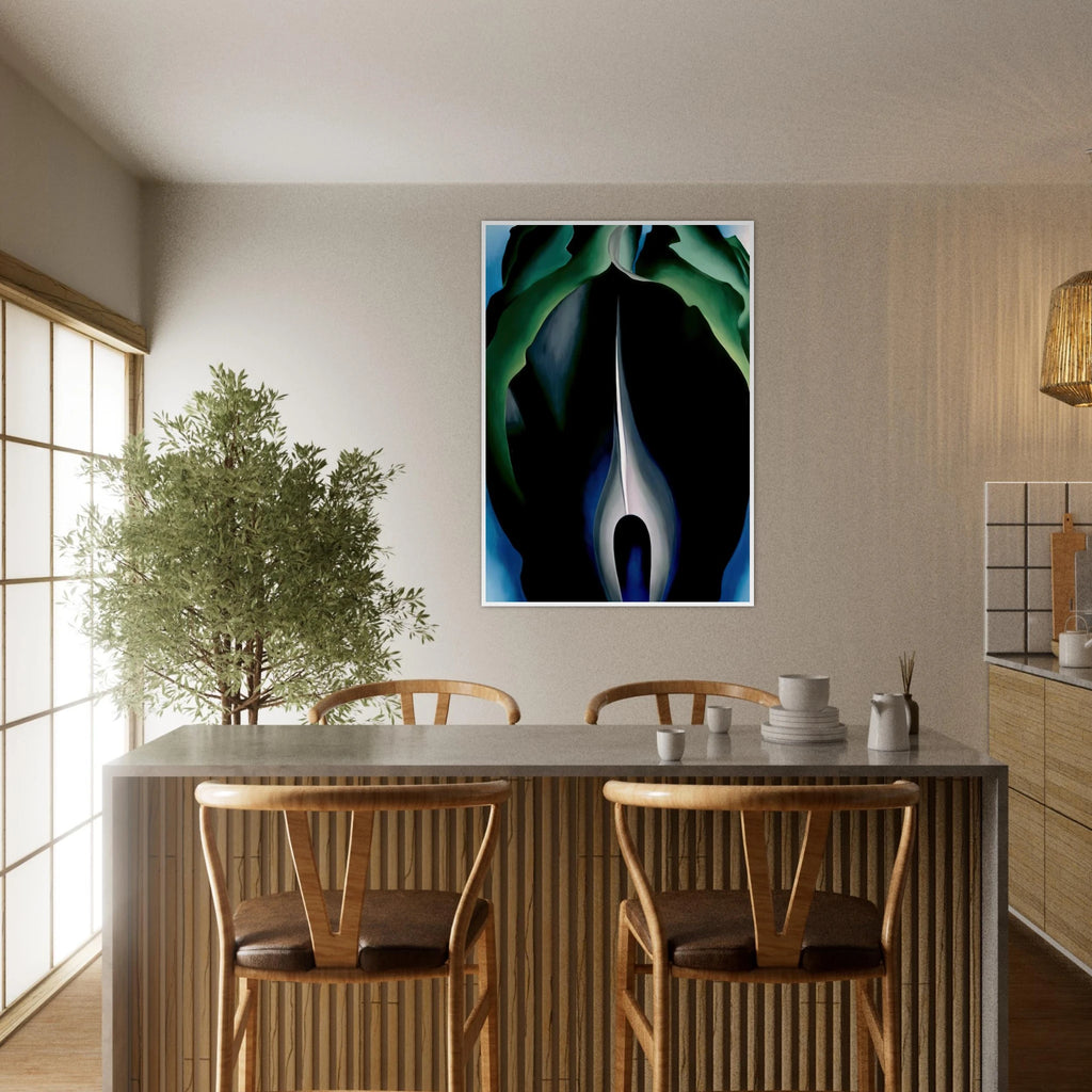 Jack-in-the-Pulpit No. IV Framed Poster | Georgia O'Keeffe Framed Prints Wall Art | Georgia O Keeffe Prints