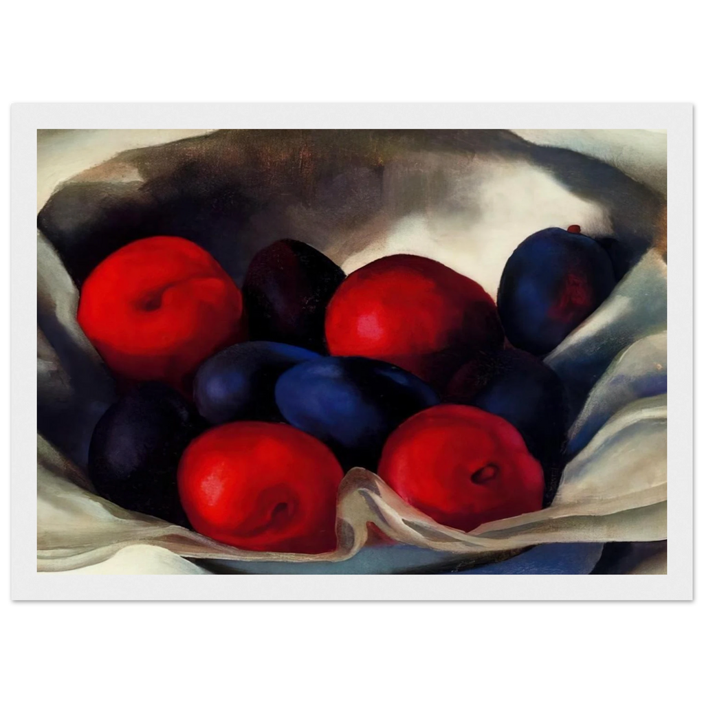 Plums Framed Poster | Georgia O'Keeffe Framed Prints Wall Art | Georgia O Keeffe Prints
