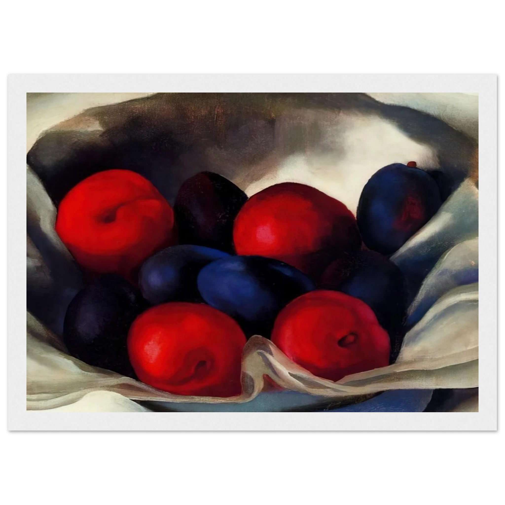 Plums Framed Poster | Georgia O'Keeffe Framed Prints Wall Art | Georgia O Keeffe Prints