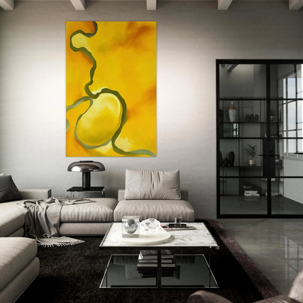Green, Yellow and Orange Poster | Georgia O'Keeffe Poster | Georgia O Keeffe Prints