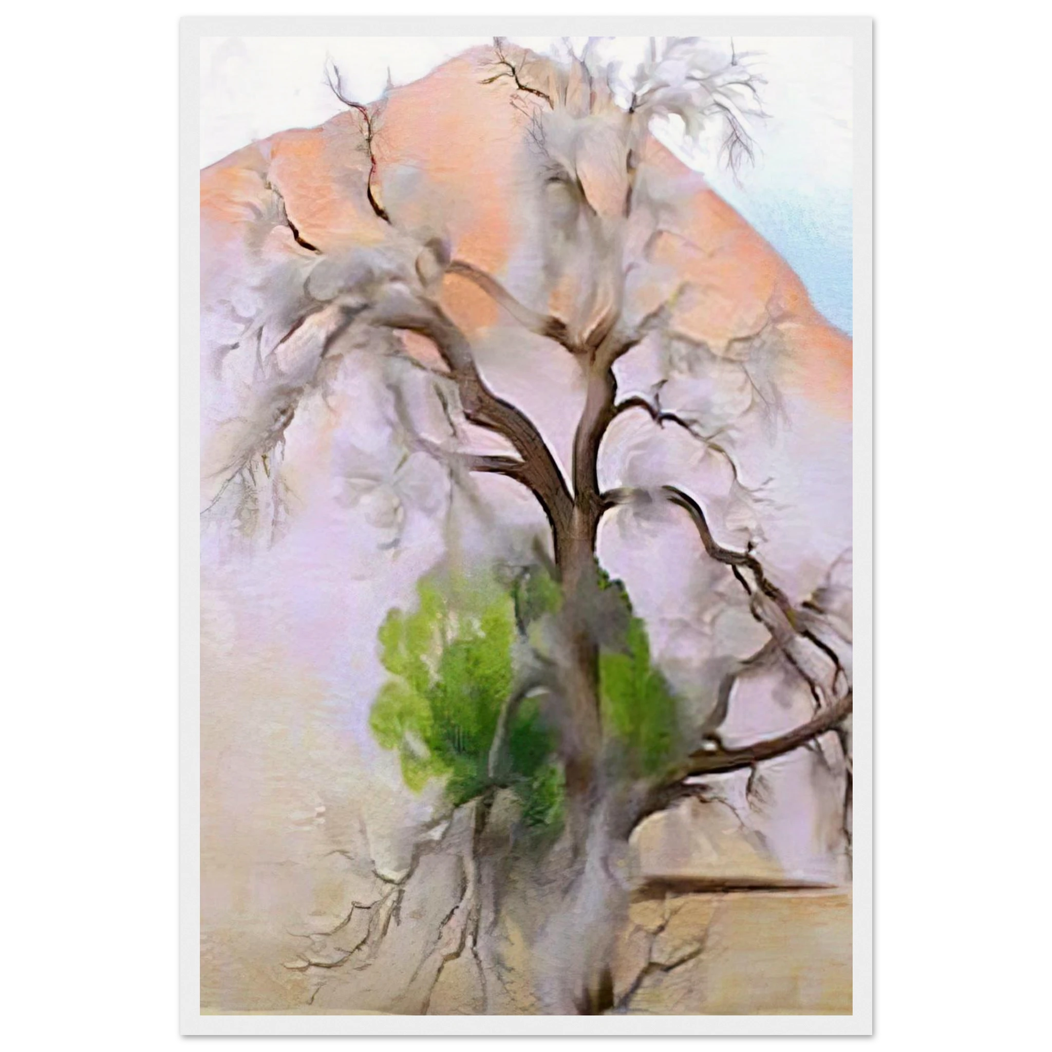 Pinons with Cedar Framed Poster | Georgia O'Keeffe Framed Prints Wall Art | Georgia O Keeffe Prints