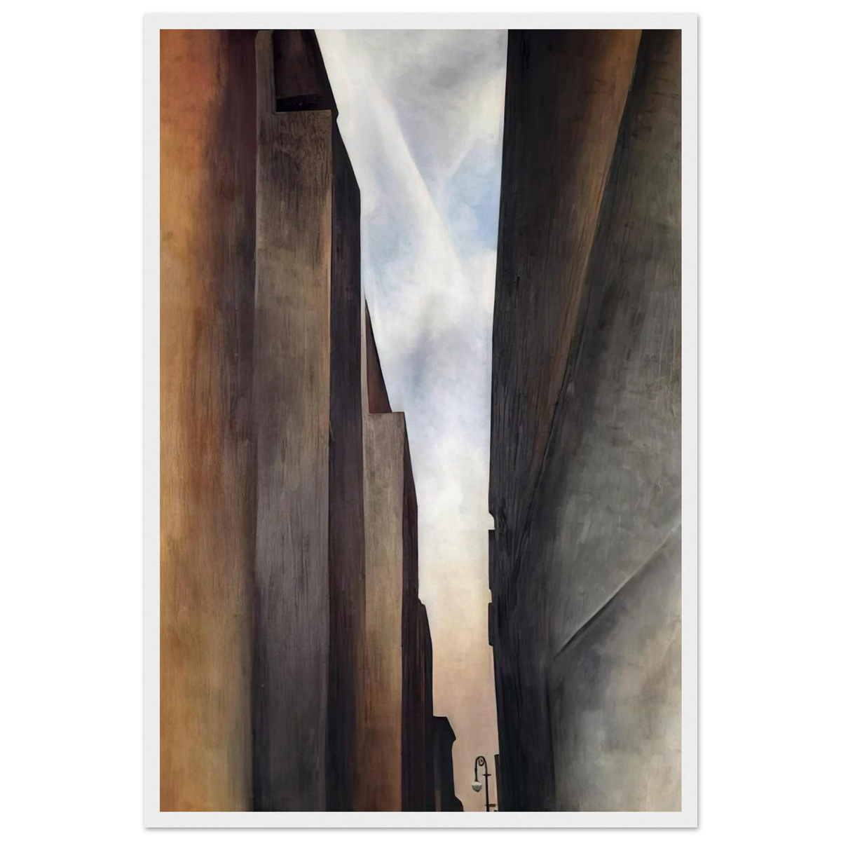 Street of New York II Framed Poster | Georgia O'Keeffe Framed Prints Wall Art | Georgia O Keeffe Prints