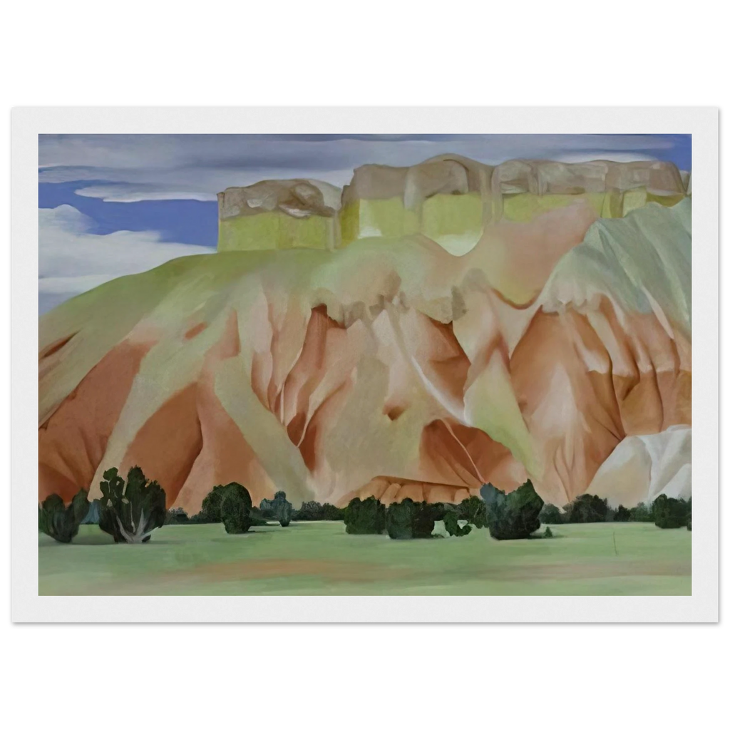 My Backyard Framed Poster | Georgia O'Keeffe Framed Prints Wall Art | Georgia O Keeffe Prints