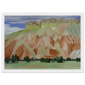 My Backyard Framed Poster | Georgia O'Keeffe Framed Prints Wall Art | Georgia O Keeffe Prints