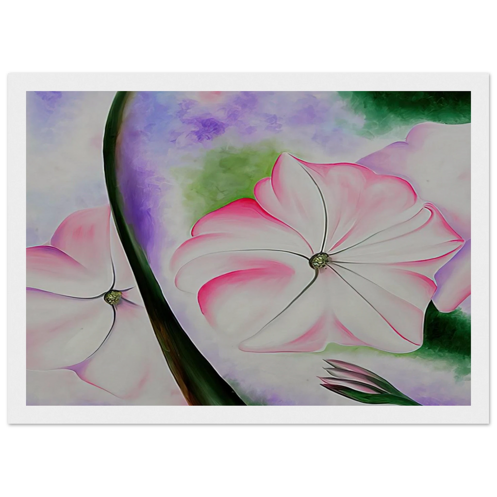 Petunia No. 2 Framed Poster | Georgia O'Keeffe Framed Prints Wall Art | Georgia O Keeffe Prints