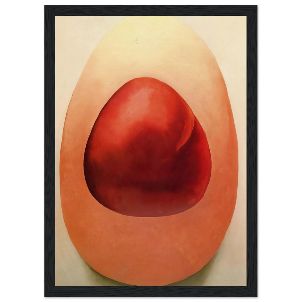 Red and Pink Rocks Framed Poster | Georgia O'Keeffe Framed Prints Wall Art | Georgia O Keeffe Prints