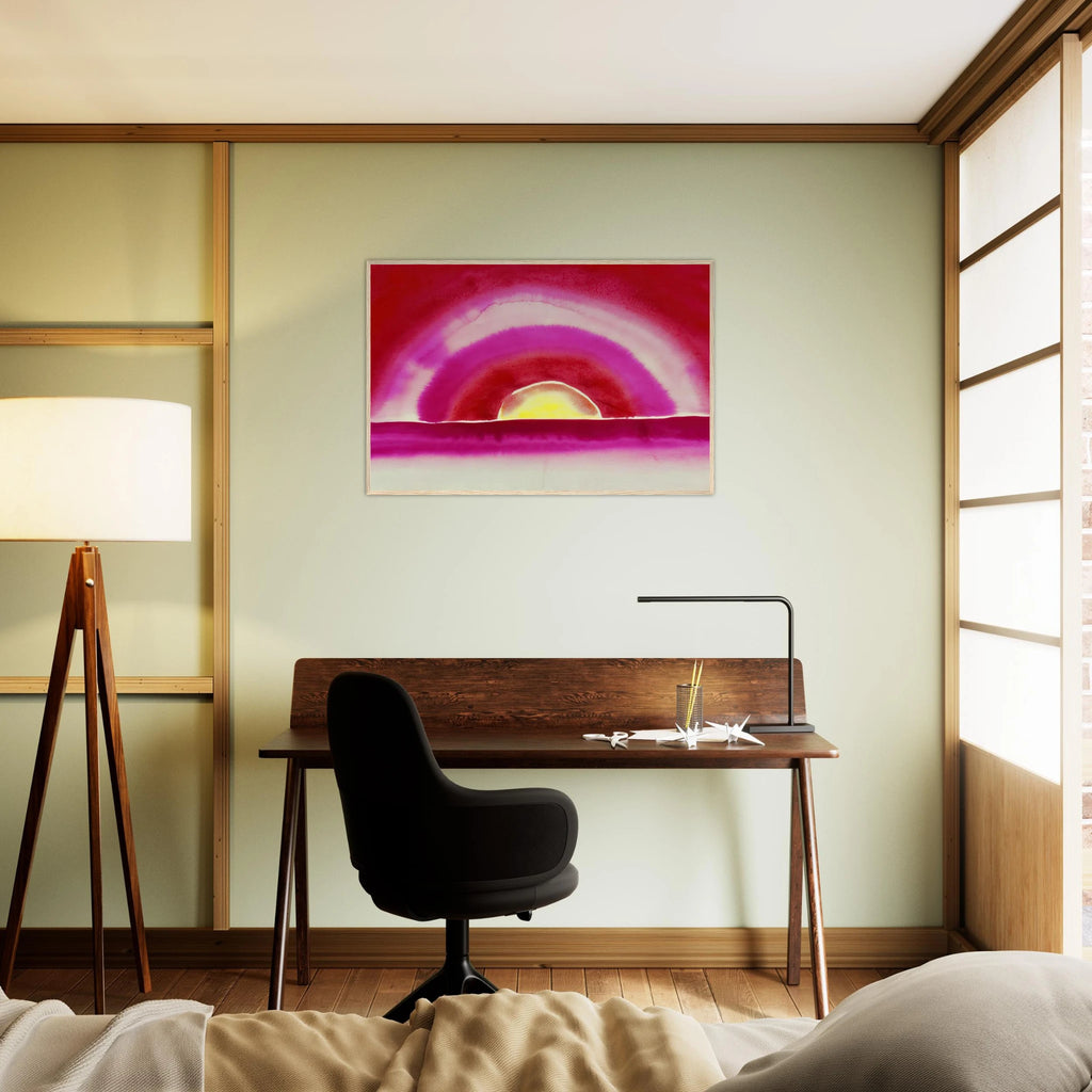 Sunrise Framed Poster | Georgia O'Keeffe Framed Prints Wall Art | Georgia O Keeffe Prints