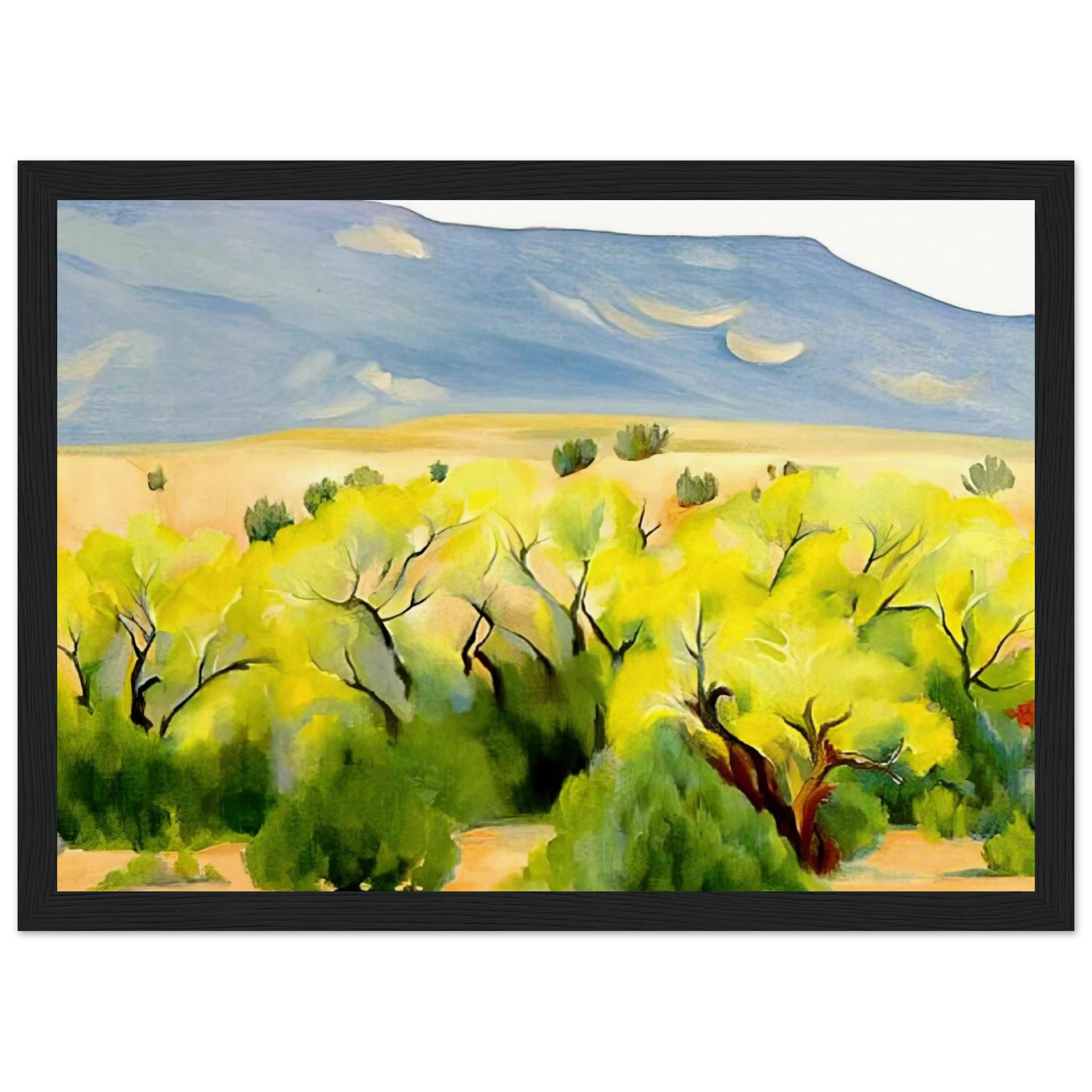 Cottonwood III Framed Poster | Georgia O'Keeffe Framed Prints Wall Art | Georgia O Keeffe Prints