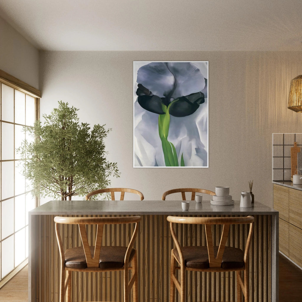 Iris 7 Framed Poster | Georgia O'Keeffe Framed Prints Wall Art | Georgia O Keeffe Prints