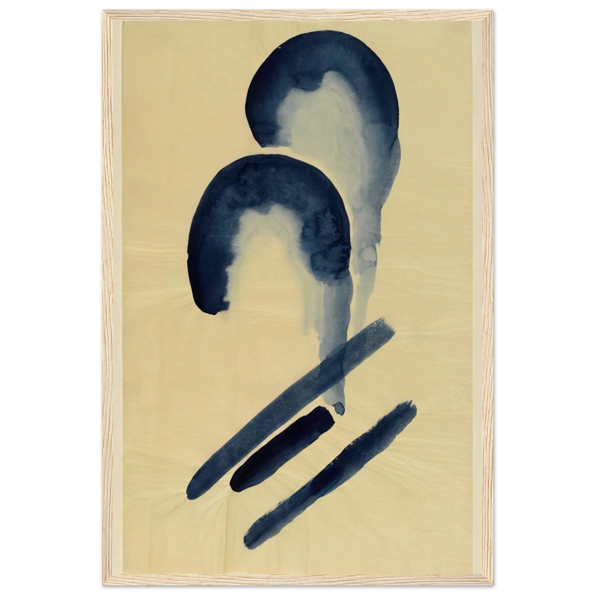 Blue-04 Framed Poster | Georgia O'Keeffe Framed Prints Wall Art | Georgia O Keeffe Prints