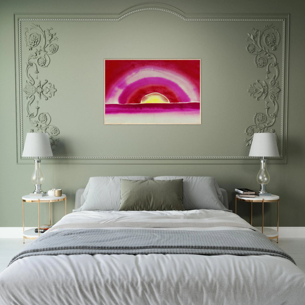 Sunrise Framed Poster | Georgia O'Keeffe Framed Prints Wall Art | Georgia O Keeffe Prints