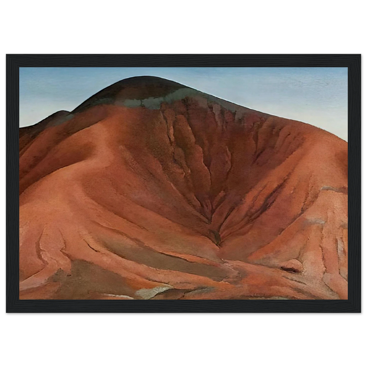 Small Purple Hills Framed Poster | Georgia O'Keeffe Framed Prints Wall Art | Georgia O Keeffe Prints