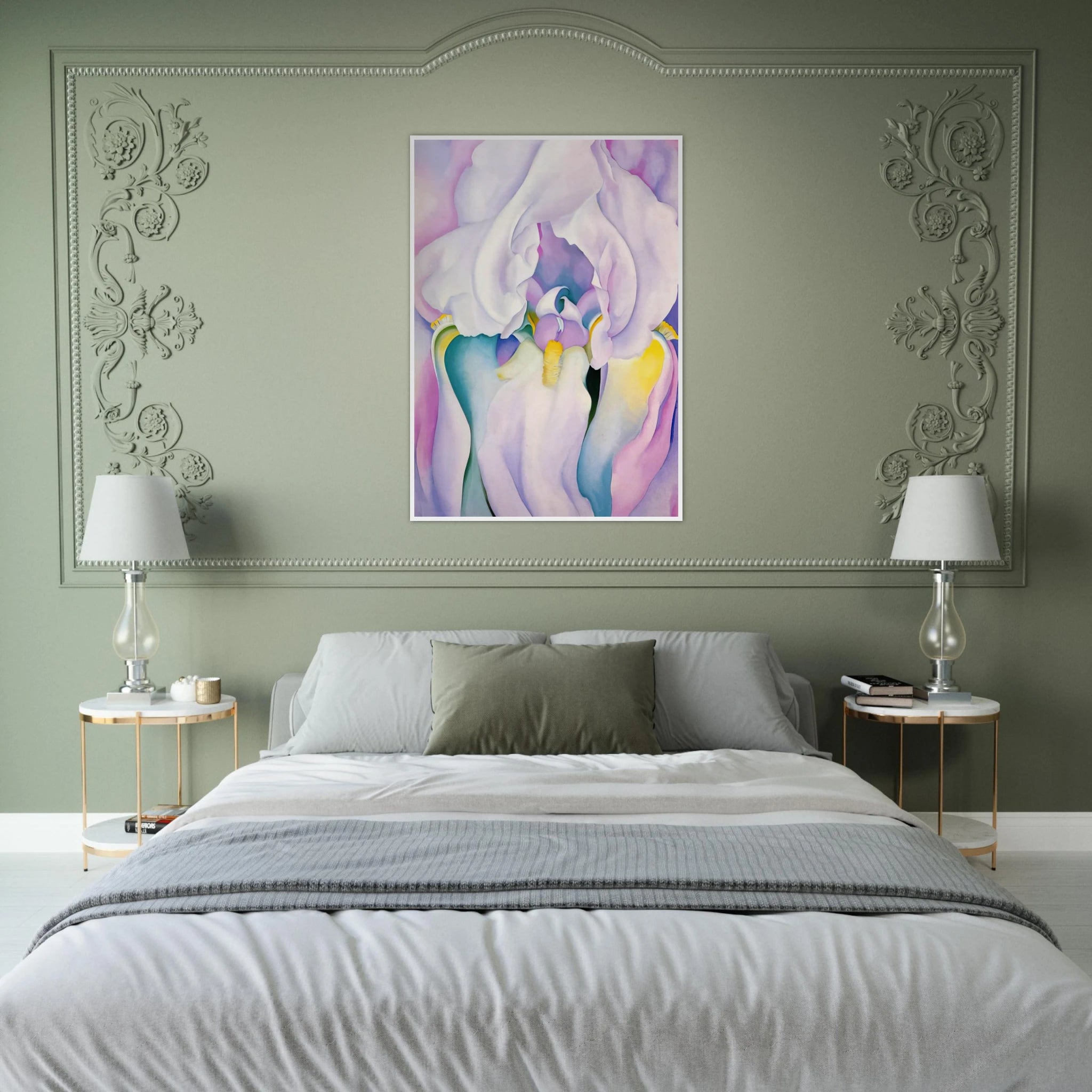 Light of Iris Framed Poster | Georgia O'Keeffe Framed Prints Wall Art | Georgia O Keeffe Prints