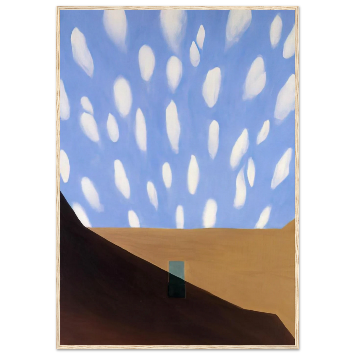 In the Patio VIII Framed Poster | Georgia O'Keeffe Framed Prints Wall Art | Georgia O Keeffe Prints