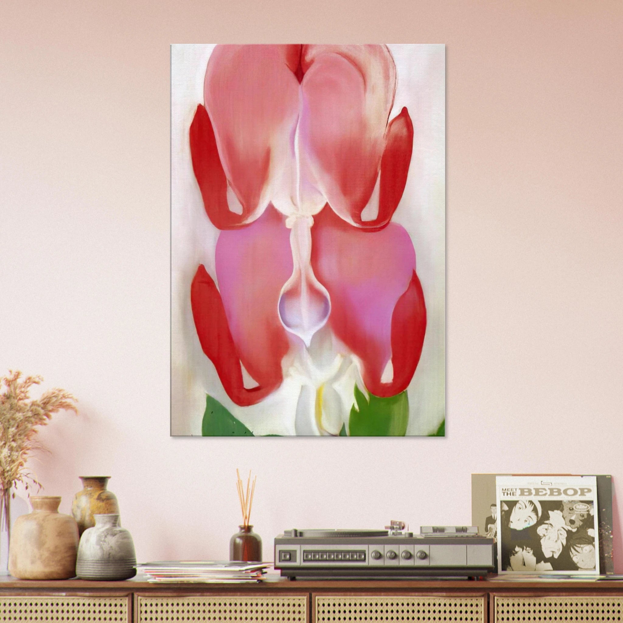 Bleeding Heart Canvas | Georgia O'Keeffe Canvas | Georgia O Keeffe Prints