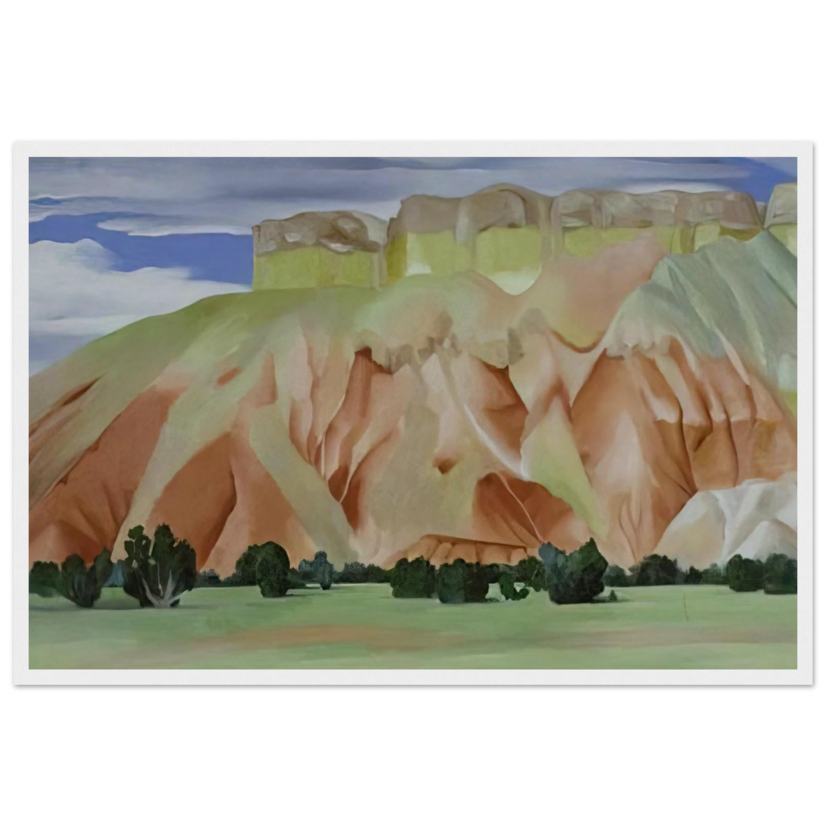 My Backyard Framed Poster | Georgia O'Keeffe Framed Prints Wall Art | Georgia O Keeffe Prints