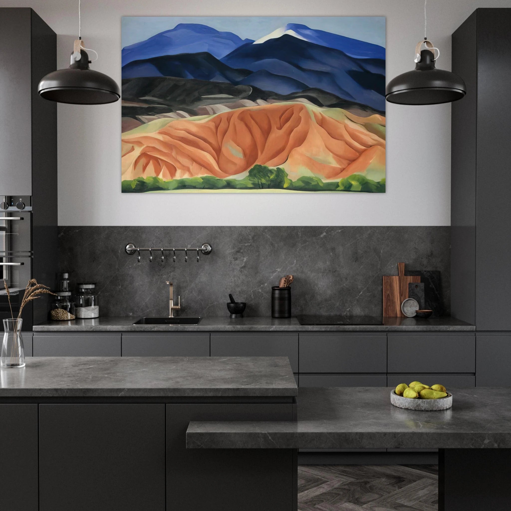 Black Mesa Landscape, New Mexico - Out Back of Mary`s II Poster | Georgia O'Keeffe Poster | Georgia O Keeffe Prints