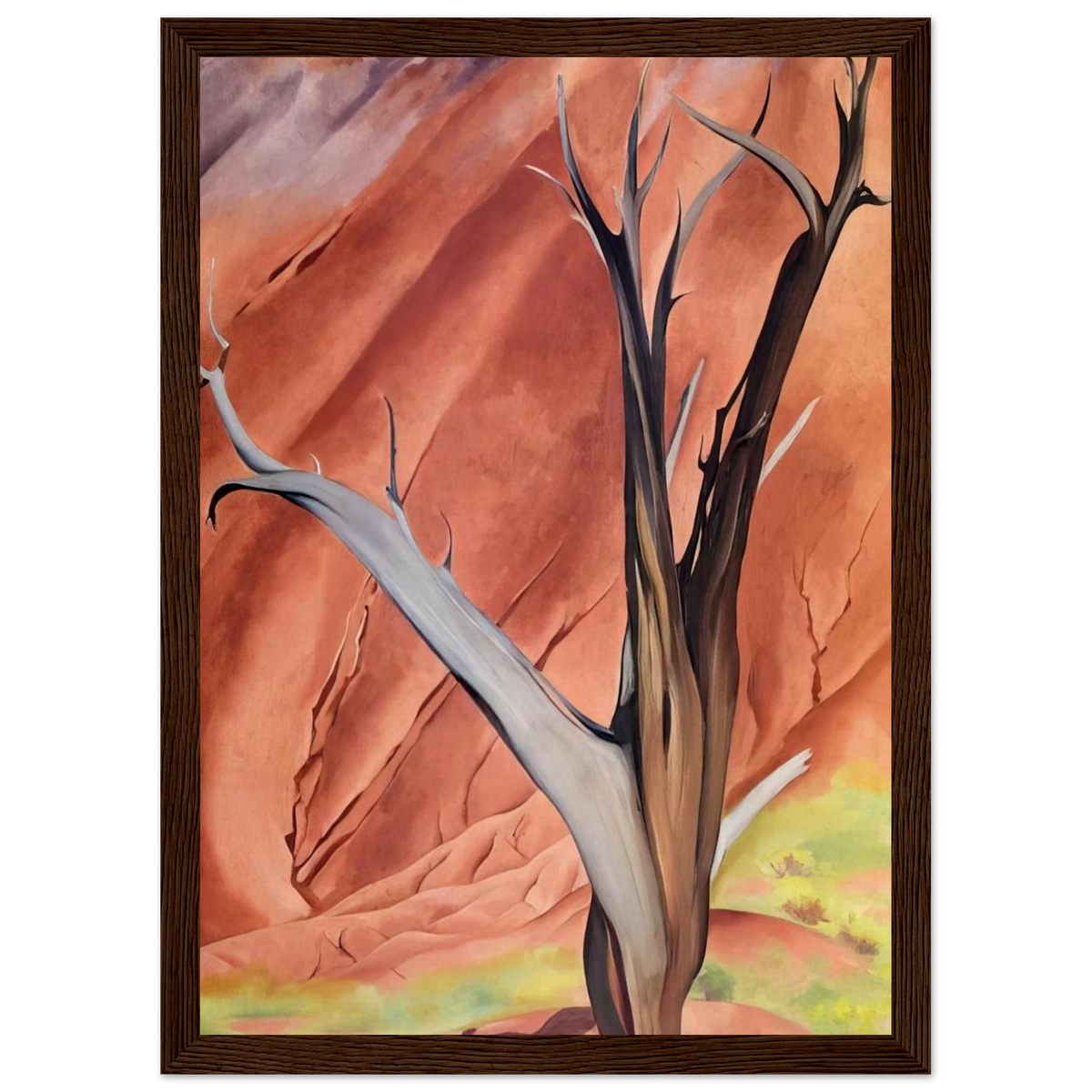 Gerald`s Tree Framed Poster | Georgia O'Keeffe Framed Prints Wall Art | Georgia O Keeffe Prints