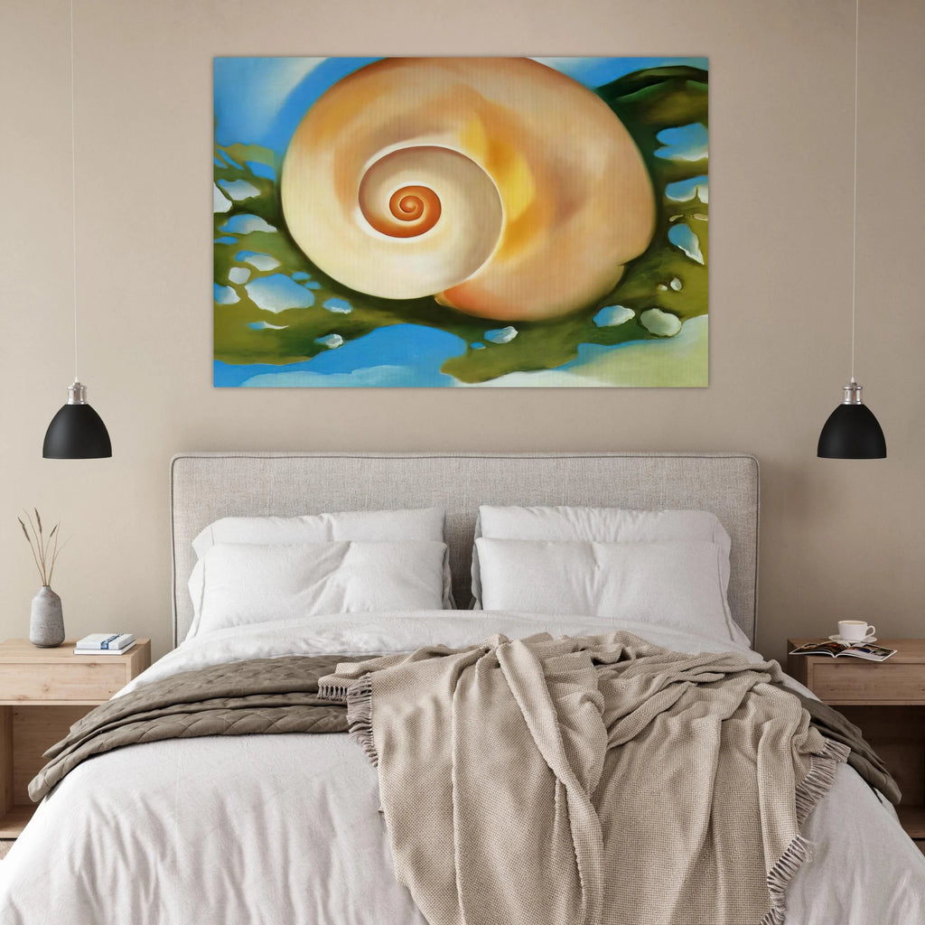 Pink Shell with Seaweed Poster | Georgia O'Keeffe Poster | Georgia O Keeffe Prints