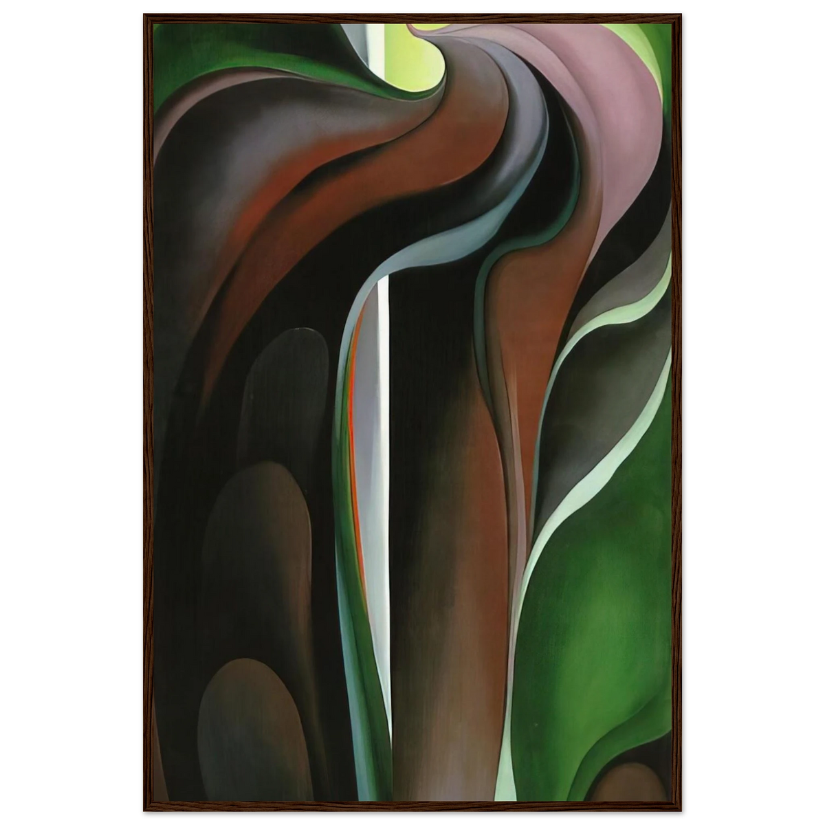 Jack-in-the-Pulpit ?V Framed Poster | Georgia O'Keeffe Framed Prints Wall Art | Georgia O Keeffe Prints
