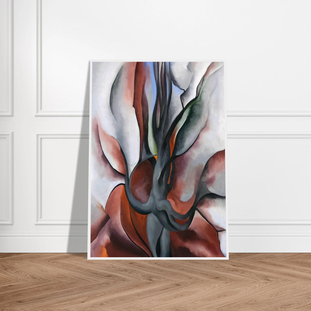 Autumn Trees - The Maple Framed Poster | Georgia O'Keeffe Framed Prints Wall Art | Georgia O Keeffe Prints