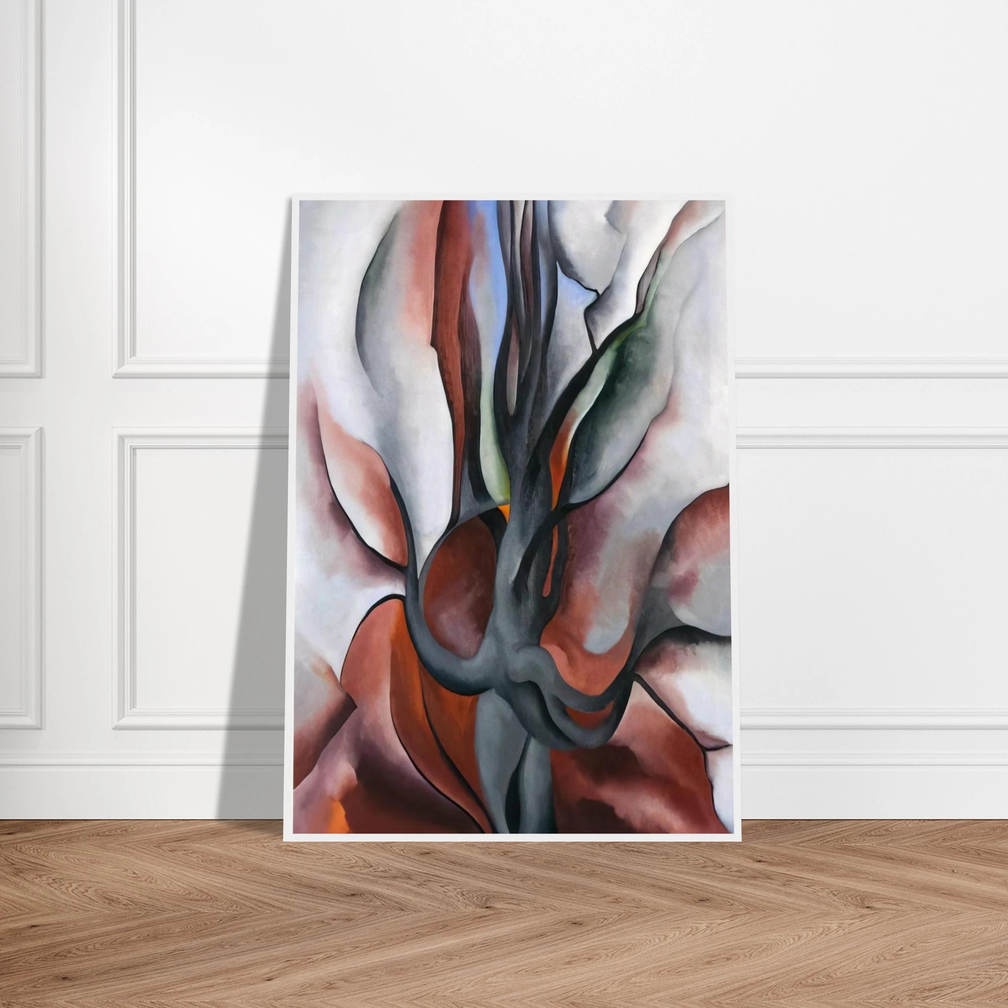 Autumn Trees - The Maple Framed Poster | Georgia O'Keeffe Framed Prints Wall Art | Georgia O Keeffe Prints