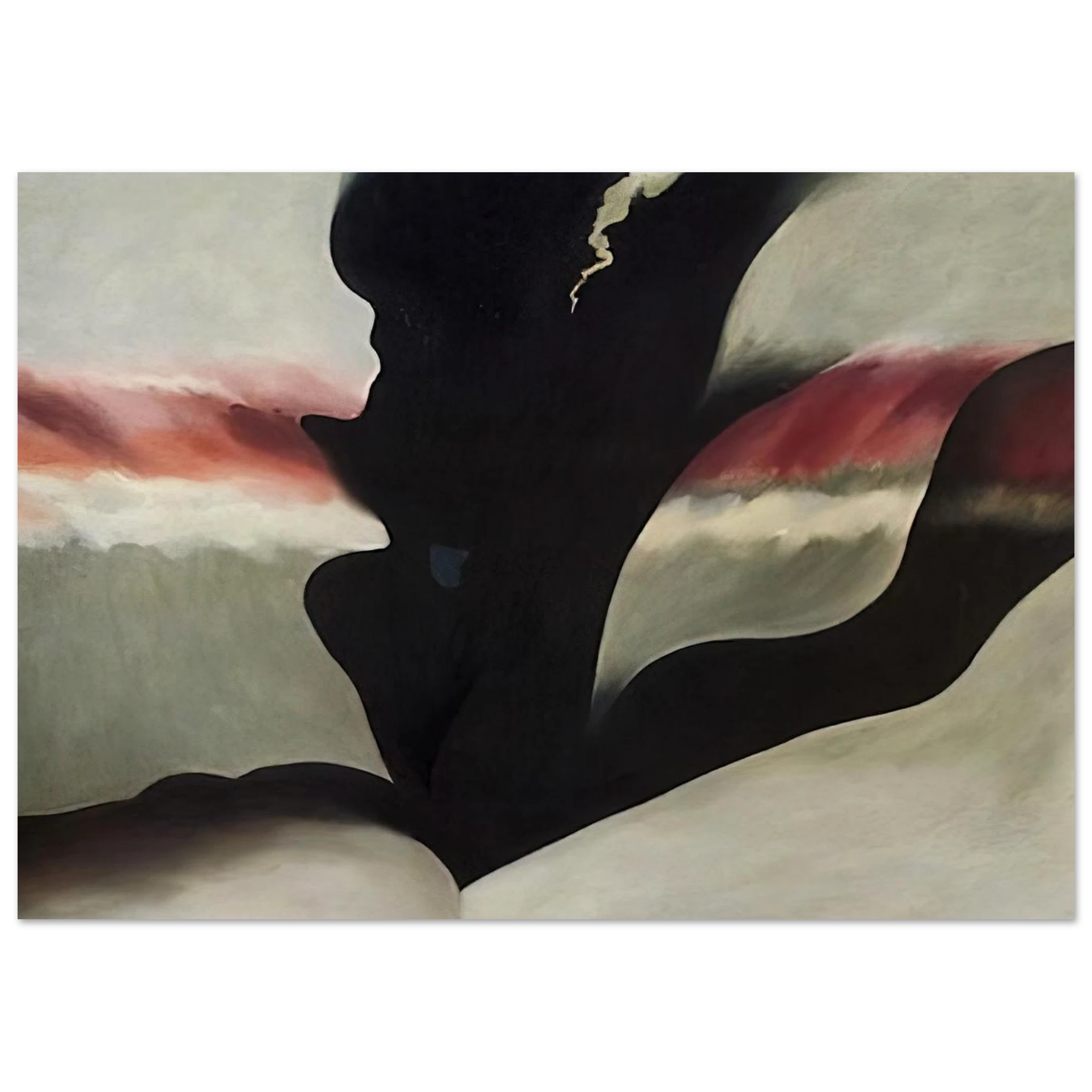 Black Place Green Poster | Georgia O'Keeffe Poster | Georgia O Keeffe Prints