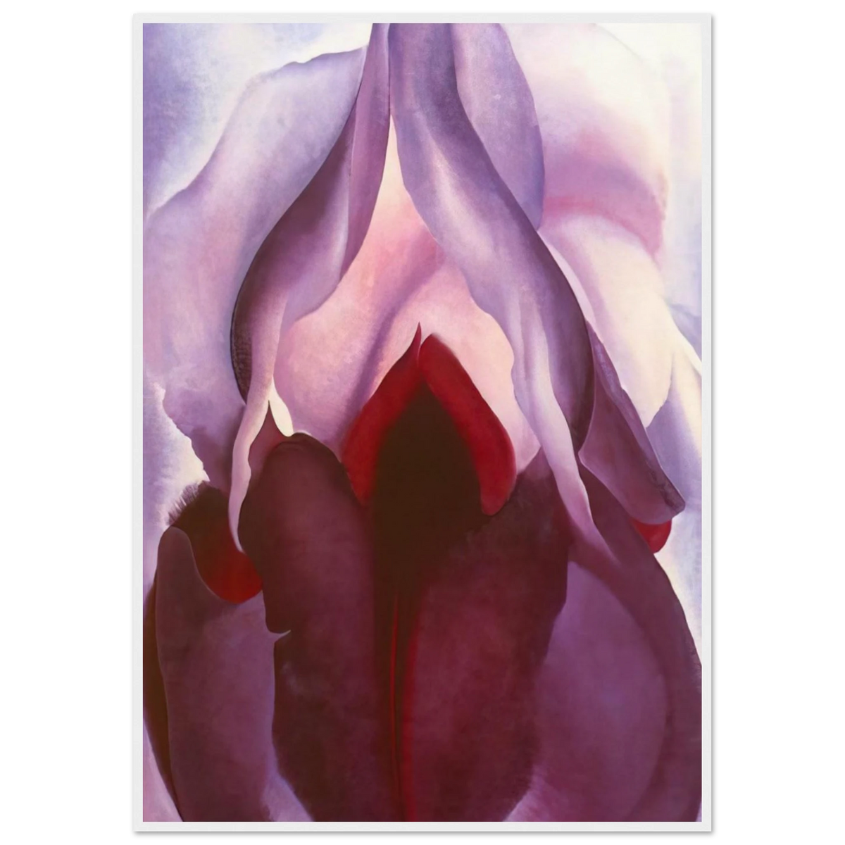 Flower of Life II Framed Poster | Georgia O'Keeffe Framed Prints Wall Art | Georgia O Keeffe Prints