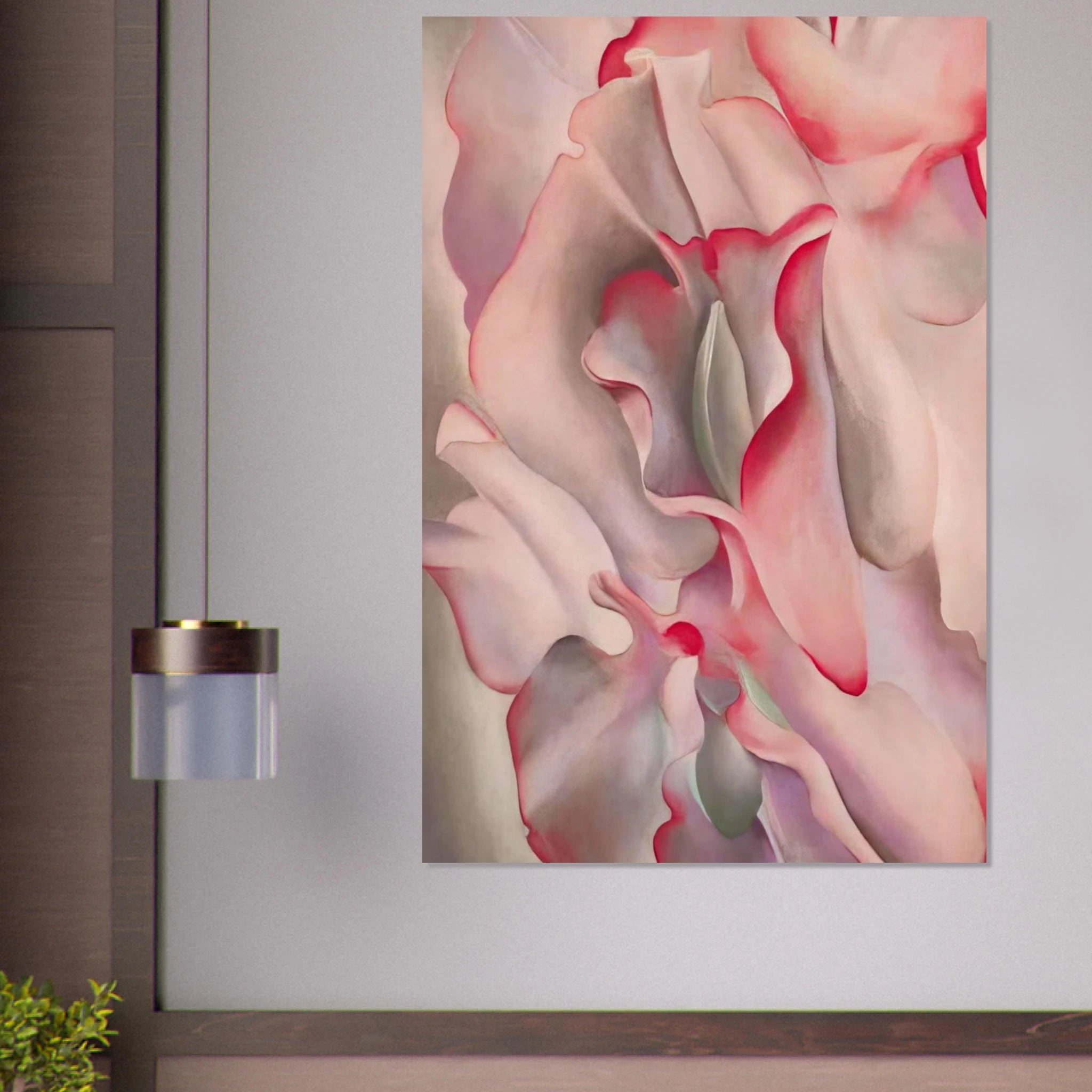 Pink Sweet Peas 2 Poster | Georgia O'Keeffe Poster | Georgia O Keeffe Prints