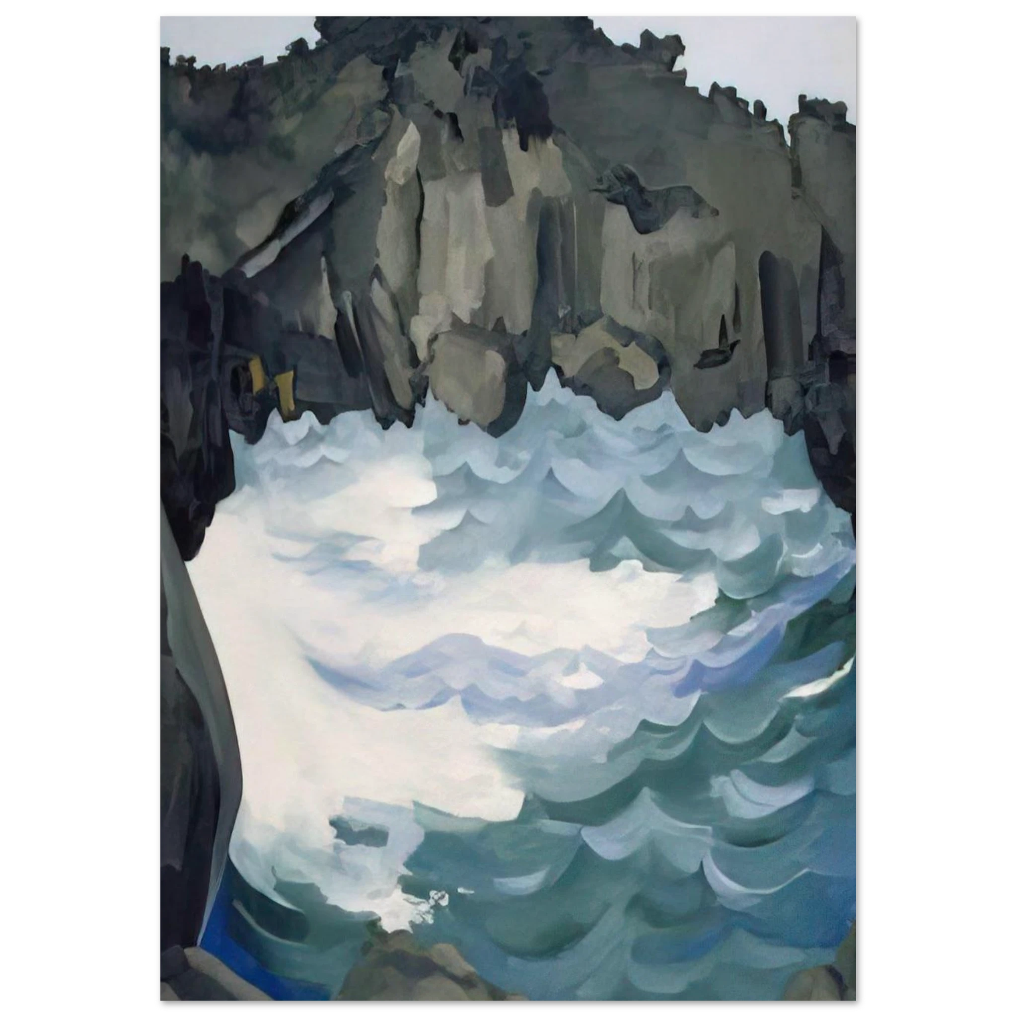 Black Lava Bridge, Hana Coast-No. I Poster | Georgia O'Keeffe Poster | Georgia O Keeffe Prints