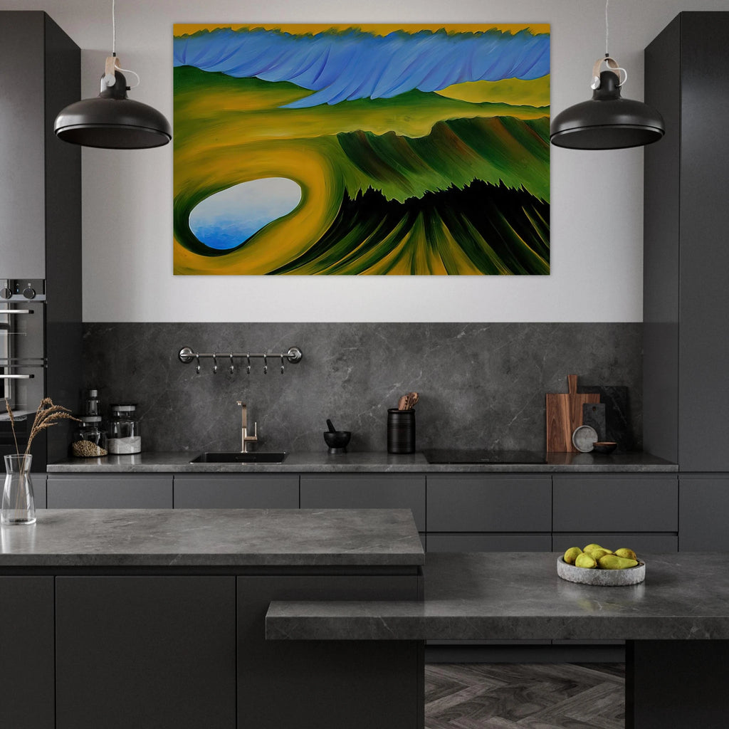 Mountains and Lake Poster | Georgia O'Keeffe Poster | Georgia O Keeffe Prints