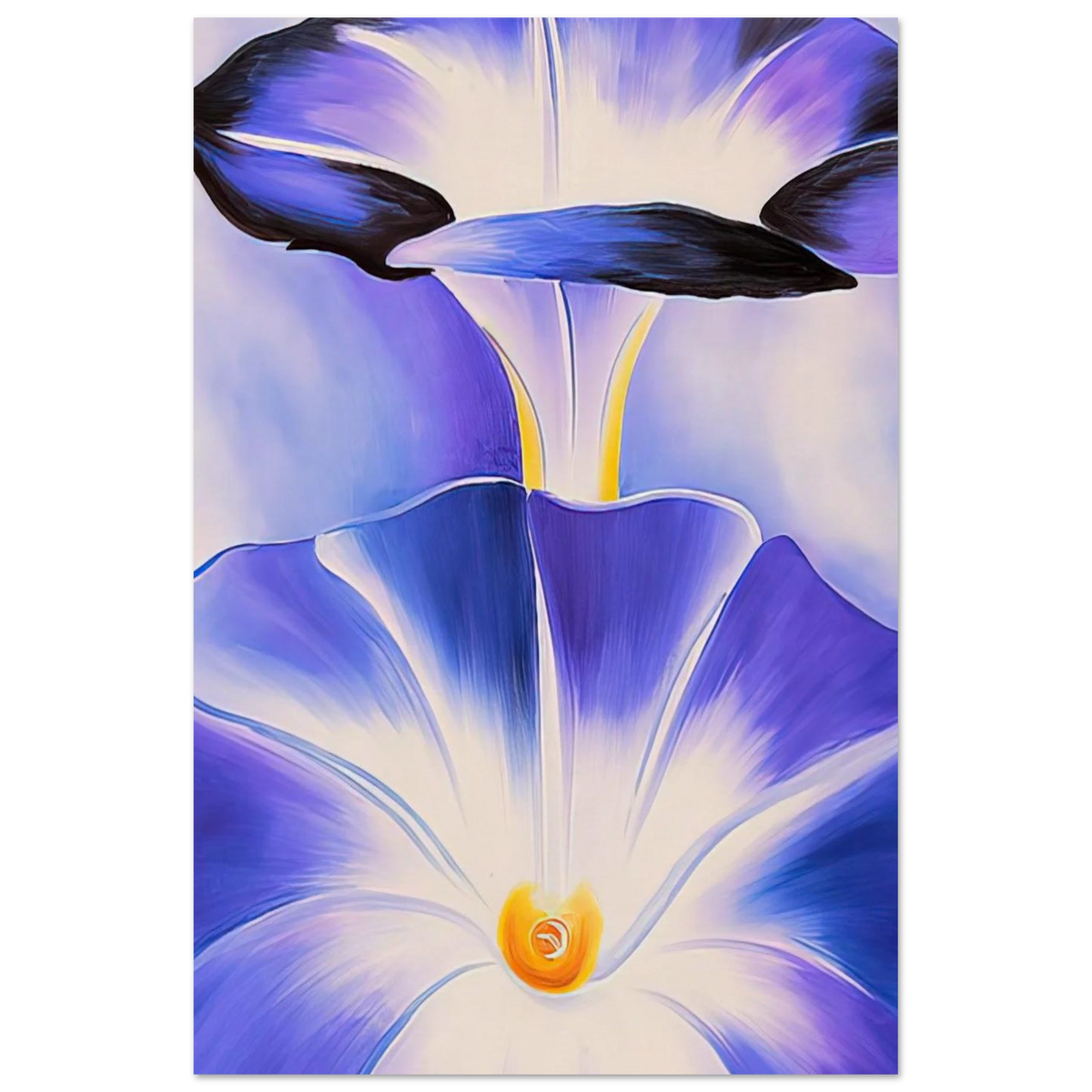 Blue Morning Glories Poster | Georgia O'Keeffe Poster | Georgia O Keeffe Prints