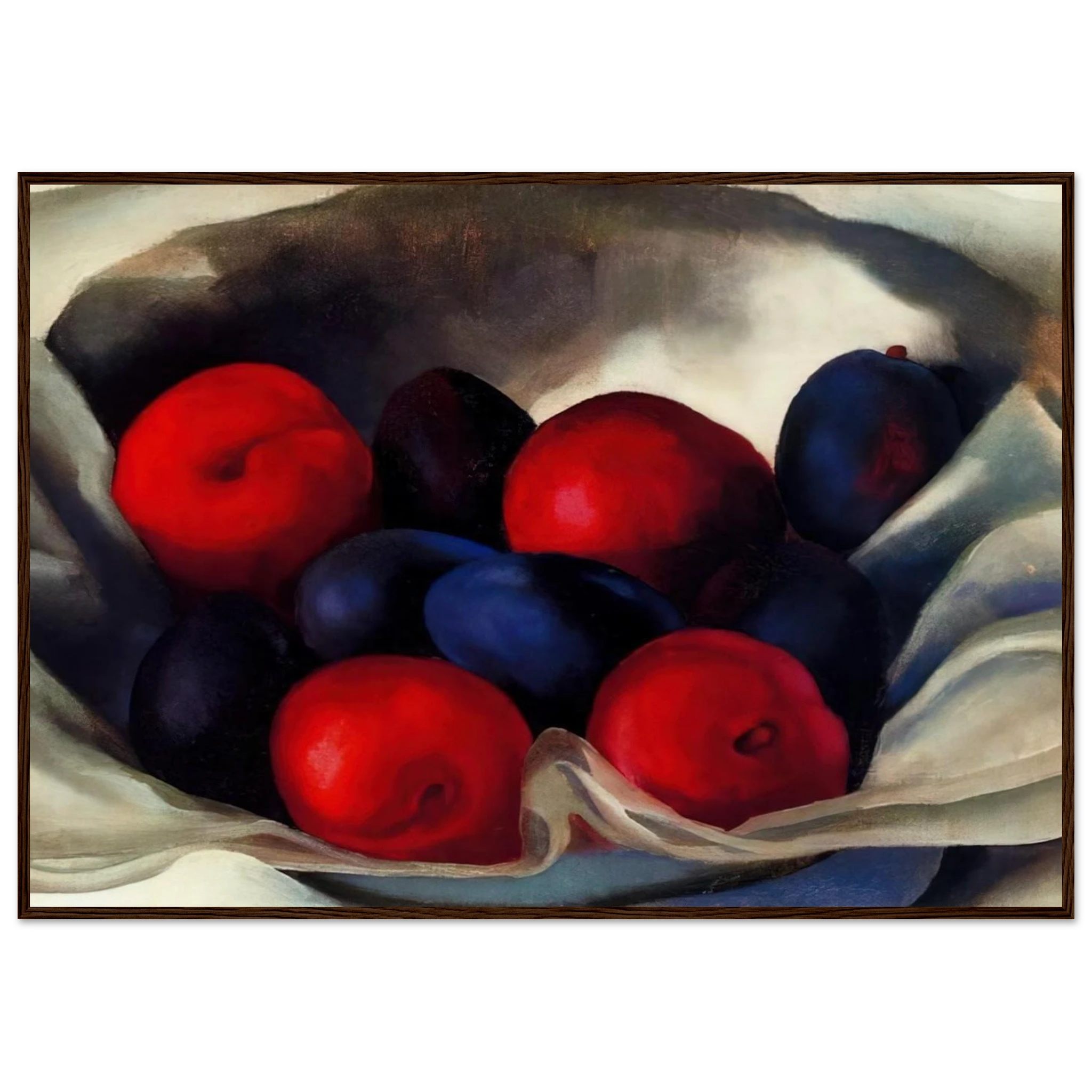 Plums Framed Poster | Georgia O'Keeffe Framed Prints Wall Art | Georgia O Keeffe Prints