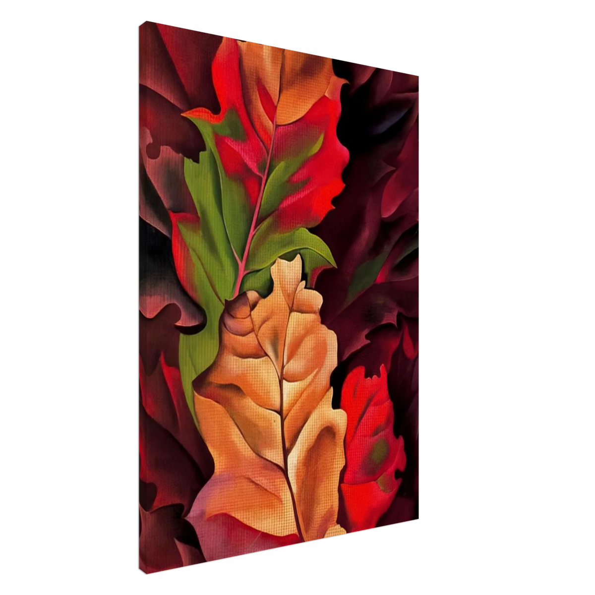 Autumn Leaves - Lake George, N.Y. Canvas | Georgia O'Keeffe Canvas | Georgia O Keeffe Prints