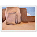 Ranchos Church, New Mexico Framed Poster | Georgia O'Keeffe Framed Prints Wall Art | Georgia O Keeffe Prints