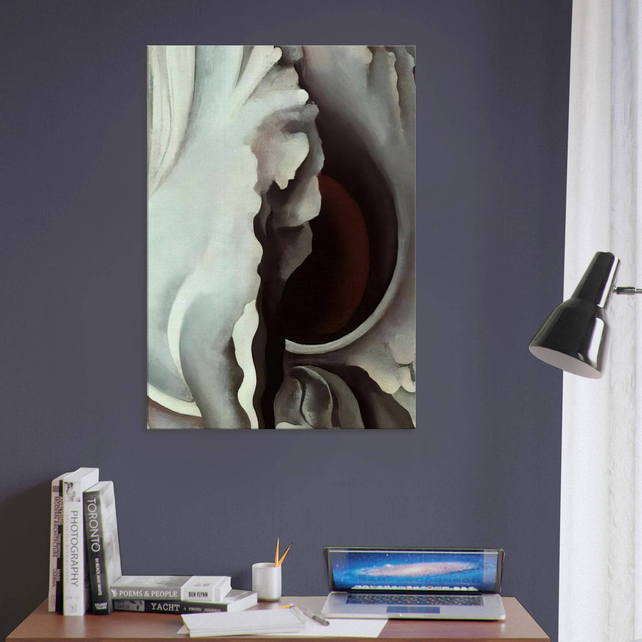 Black Iris Canvas | Georgia O'Keeffe Canvas | Georgia O Keeffe Prints