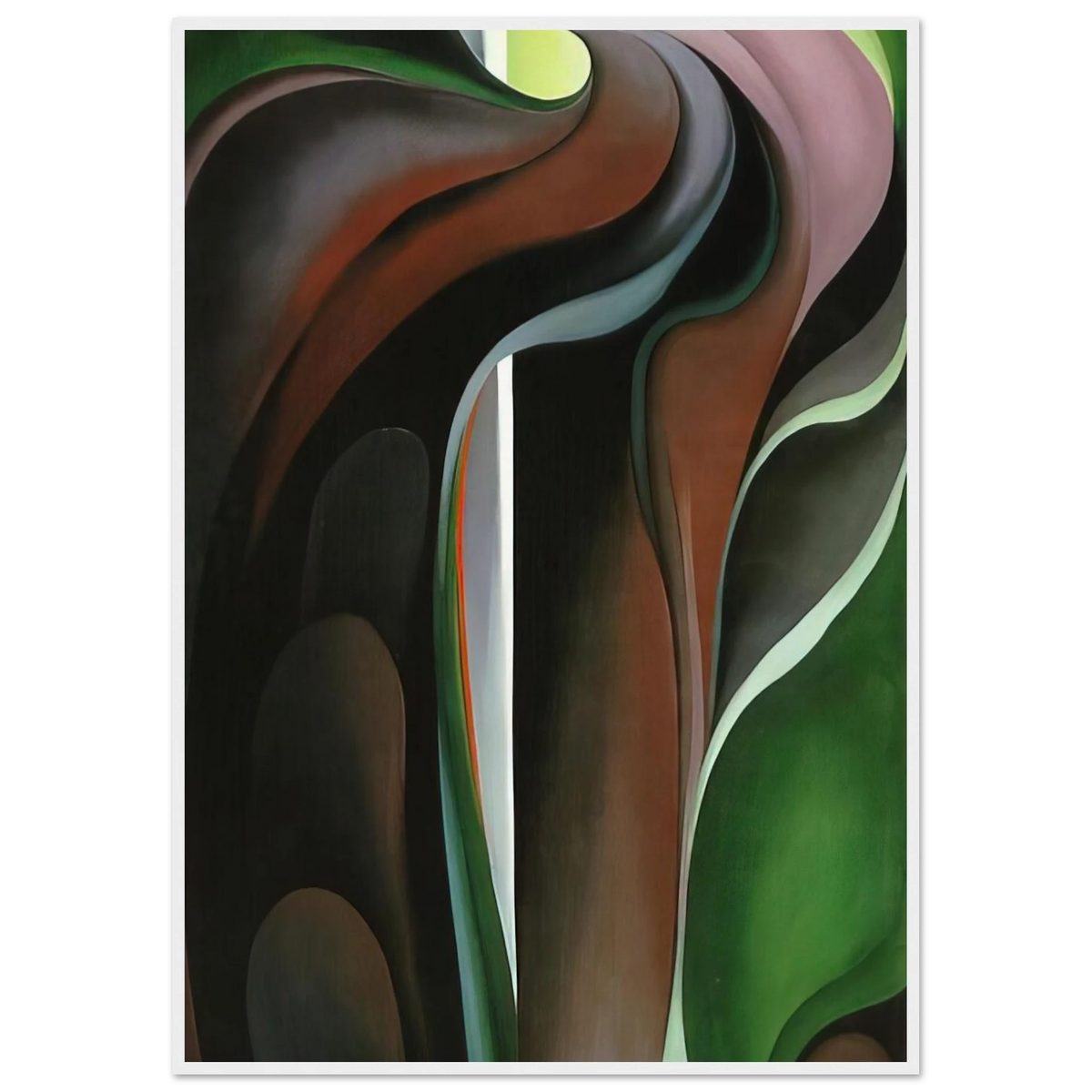 Jack-in-the-Pulpit ?V Framed Poster | Georgia O'Keeffe Framed Prints Wall Art | Georgia O Keeffe Prints