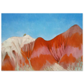 Series near abiquiu, New Mexico - Hills to the left Poster | Georgia O'Keeffe Poster | Georgia O Keeffe Prints