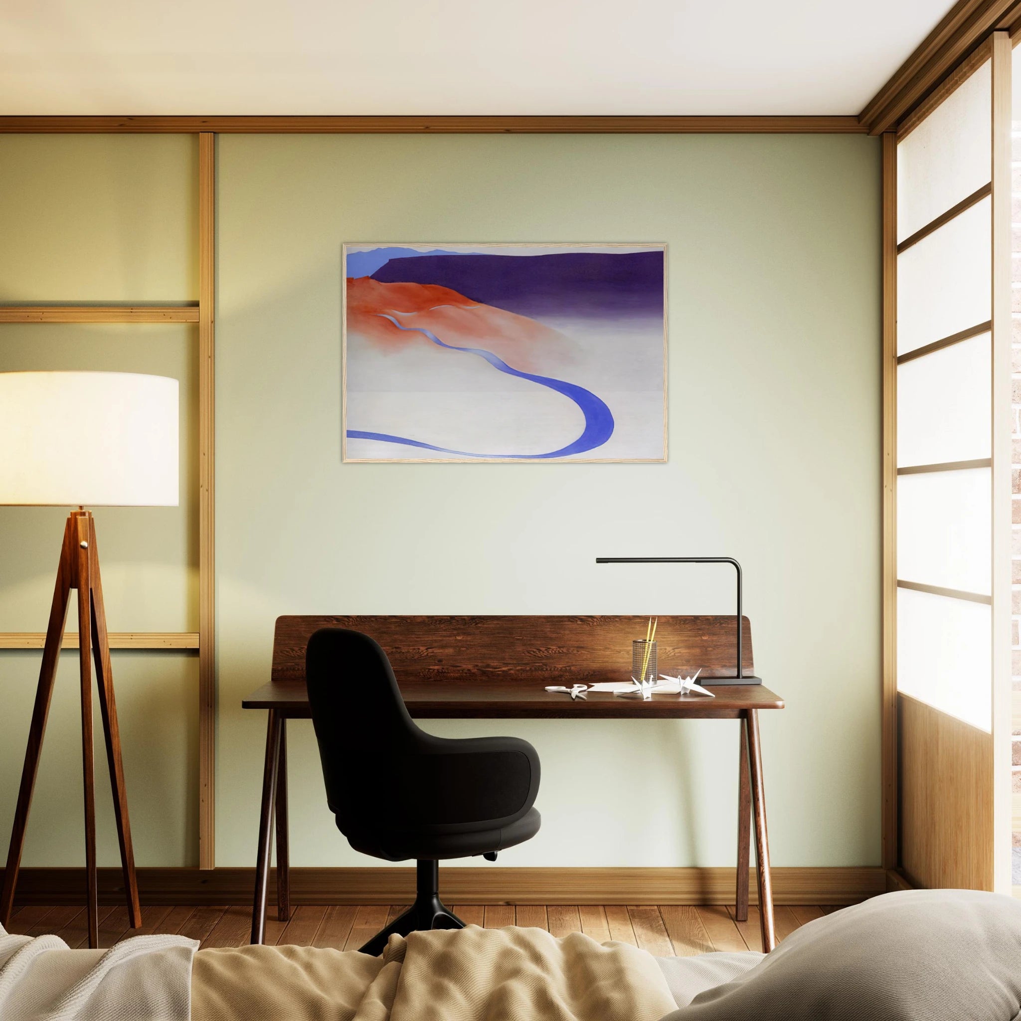 Road to the Ranch Framed Poster | Georgia O'Keeffe Framed Prints Wall Art | Georgia O Keeffe Prints