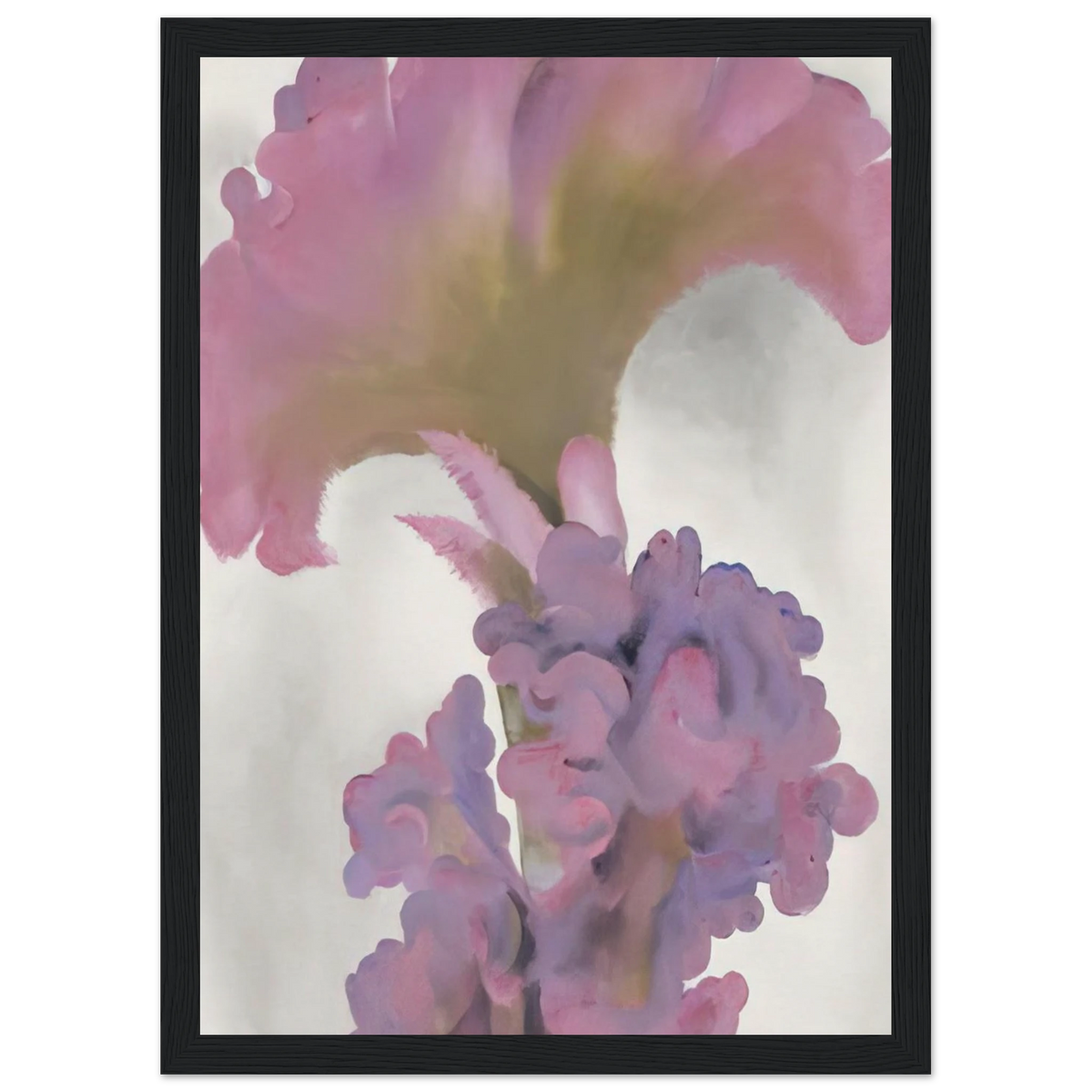 Coxcomb Framed Poster | Georgia O'Keeffe Framed Prints Wall Art | Georgia O Keeffe Prints