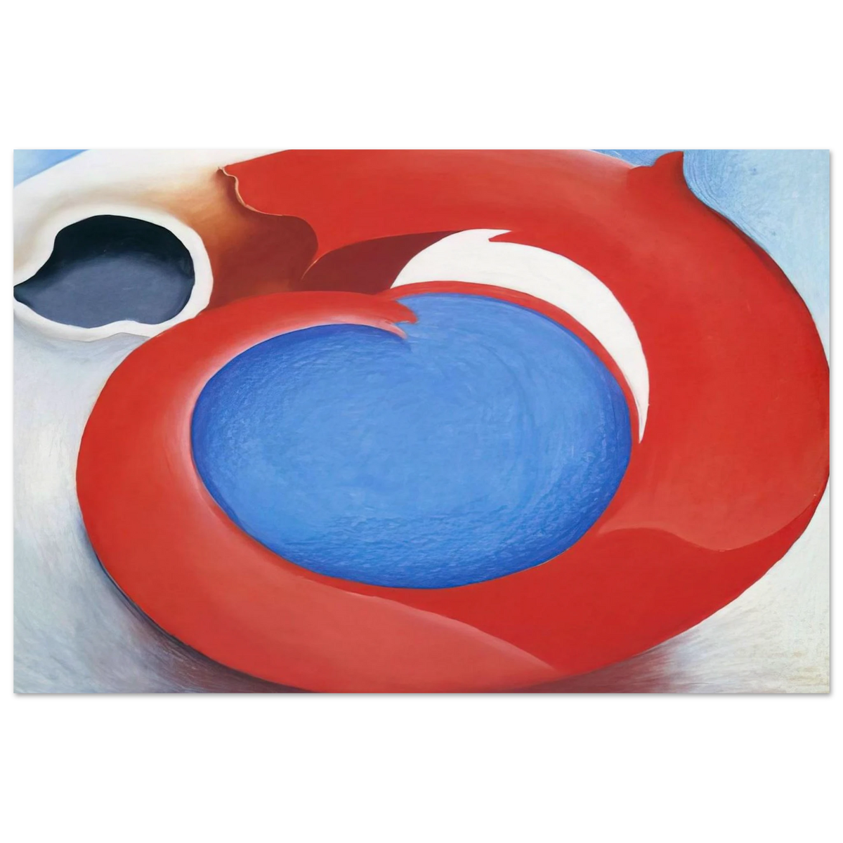 Goat's Horn With Red Poster | Georgia O'Keeffe Poster | Georgia O Keeffe Prints