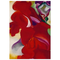 Red Snapdragons Poster | Georgia O'Keeffe Poster | Georgia O Keeffe Prints