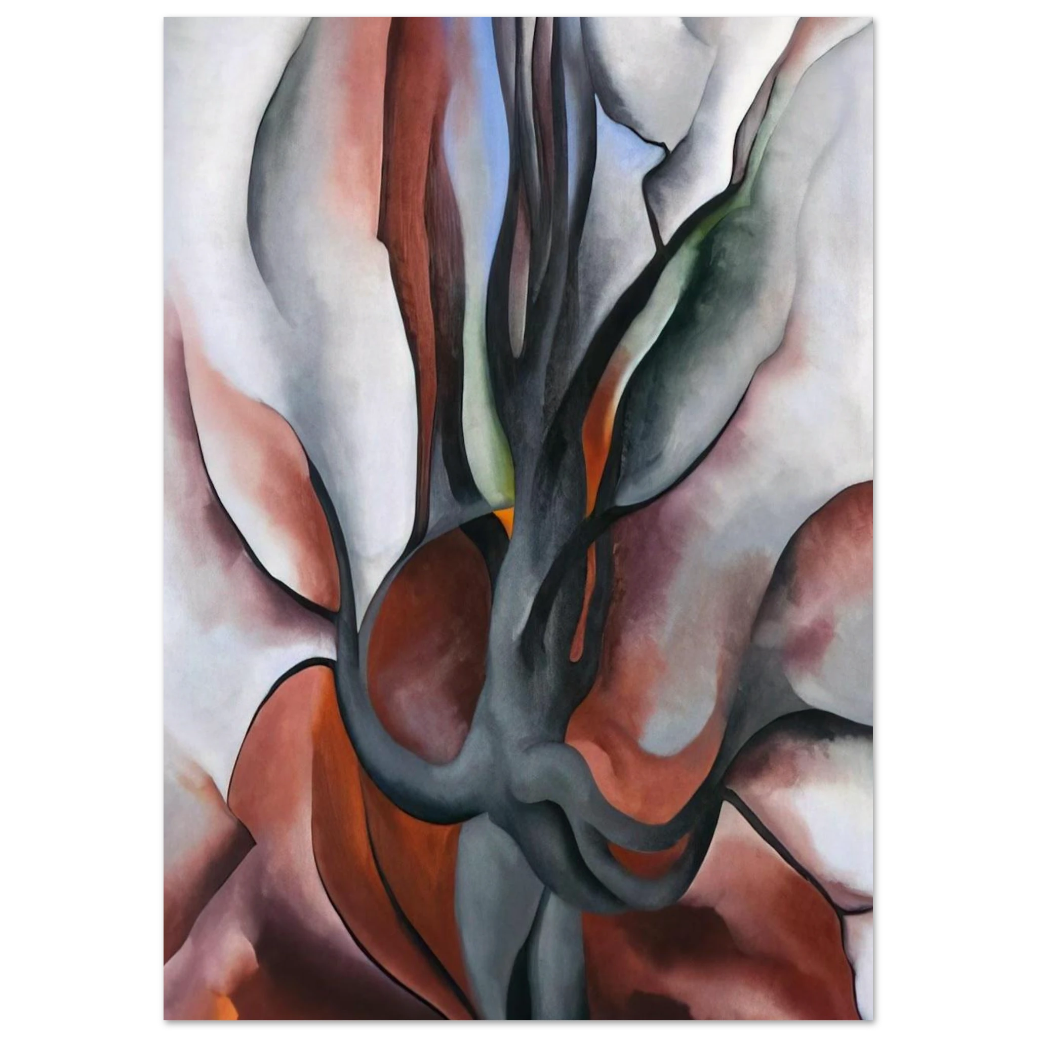 Autumn Trees - The Maple Poster | Georgia O'Keeffe Poster | Georgia O Keeffe Prints