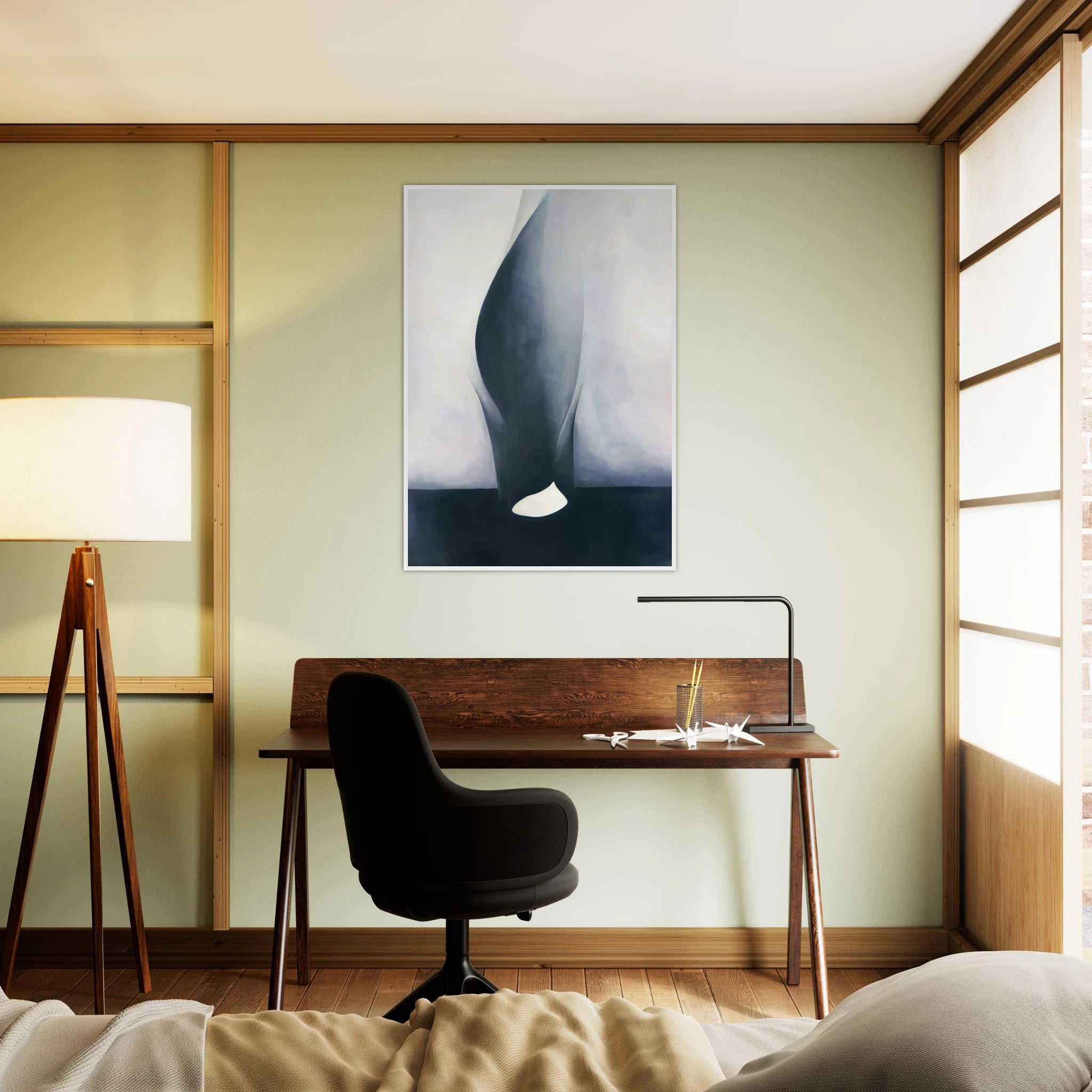 Shell and Old Shingle VI Framed Poster | Georgia O'Keeffe Framed Prints Wall Art | Georgia O Keeffe Prints