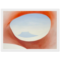 Pedernal - From the Ranch I Framed Poster | Georgia O'Keeffe Framed Prints Wall Art | Georgia O Keeffe Prints