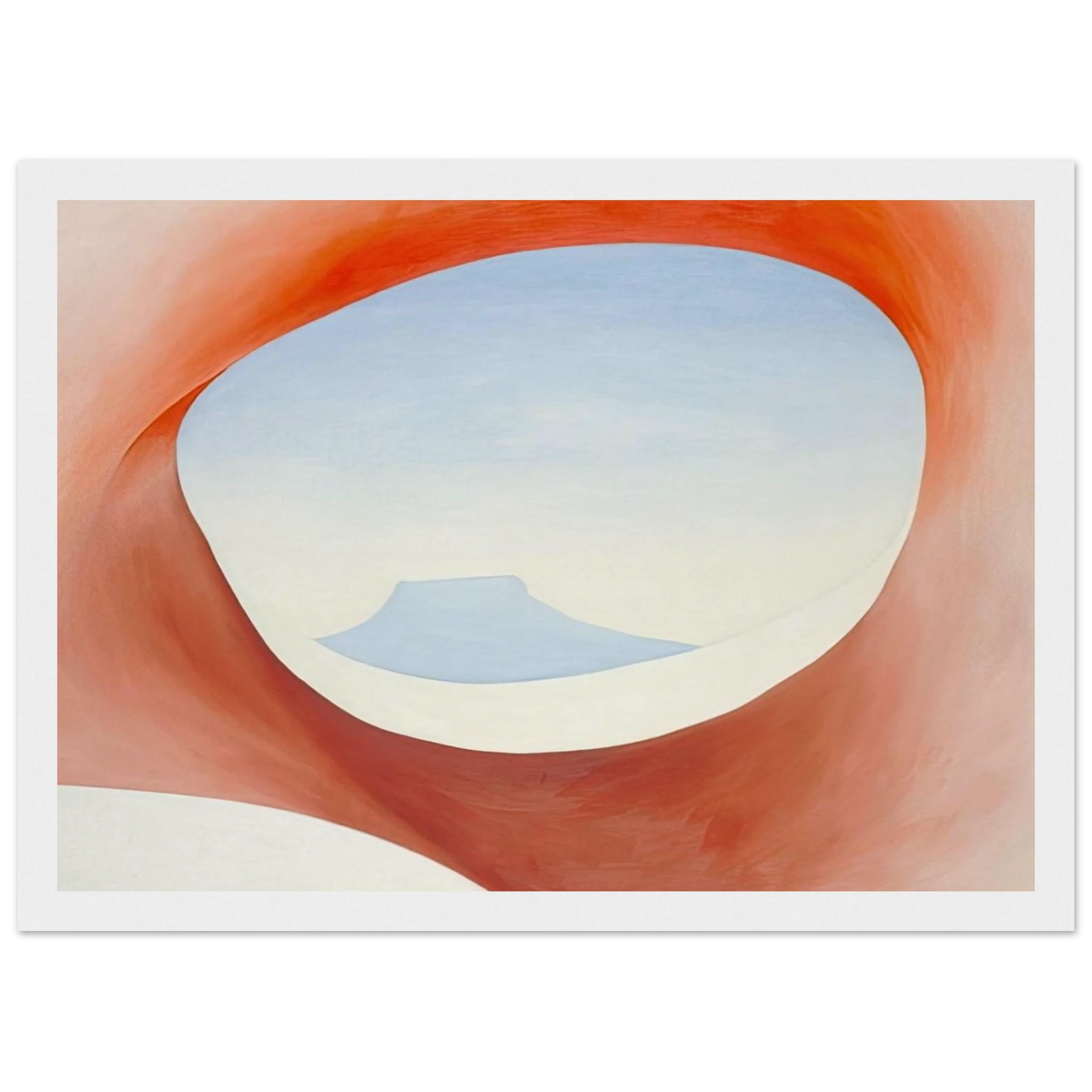 Pedernal - From the Ranch I Framed Poster | Georgia O'Keeffe Framed Prints Wall Art | Georgia O Keeffe Prints