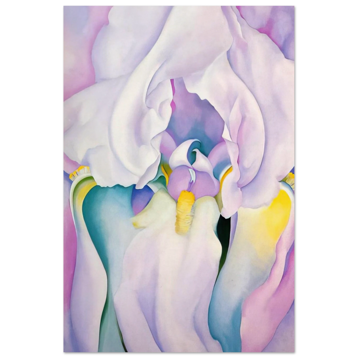 Light of Iris Poster | Georgia O'Keeffe Poster | Georgia O Keeffe Prints