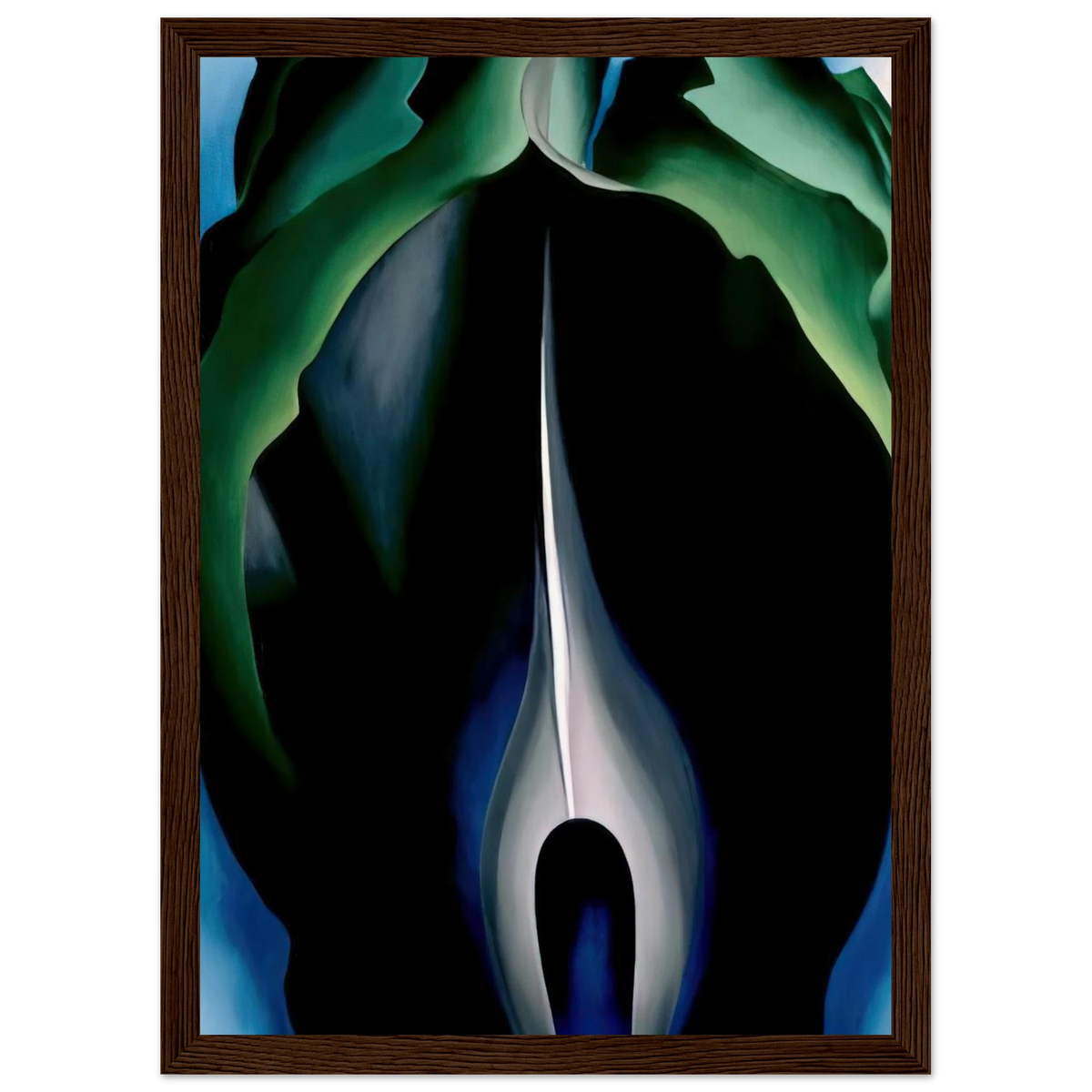 Jack-in-the-Pulpit No. IV Framed Poster | Georgia O'Keeffe Framed Prints Wall Art | Georgia O Keeffe Prints