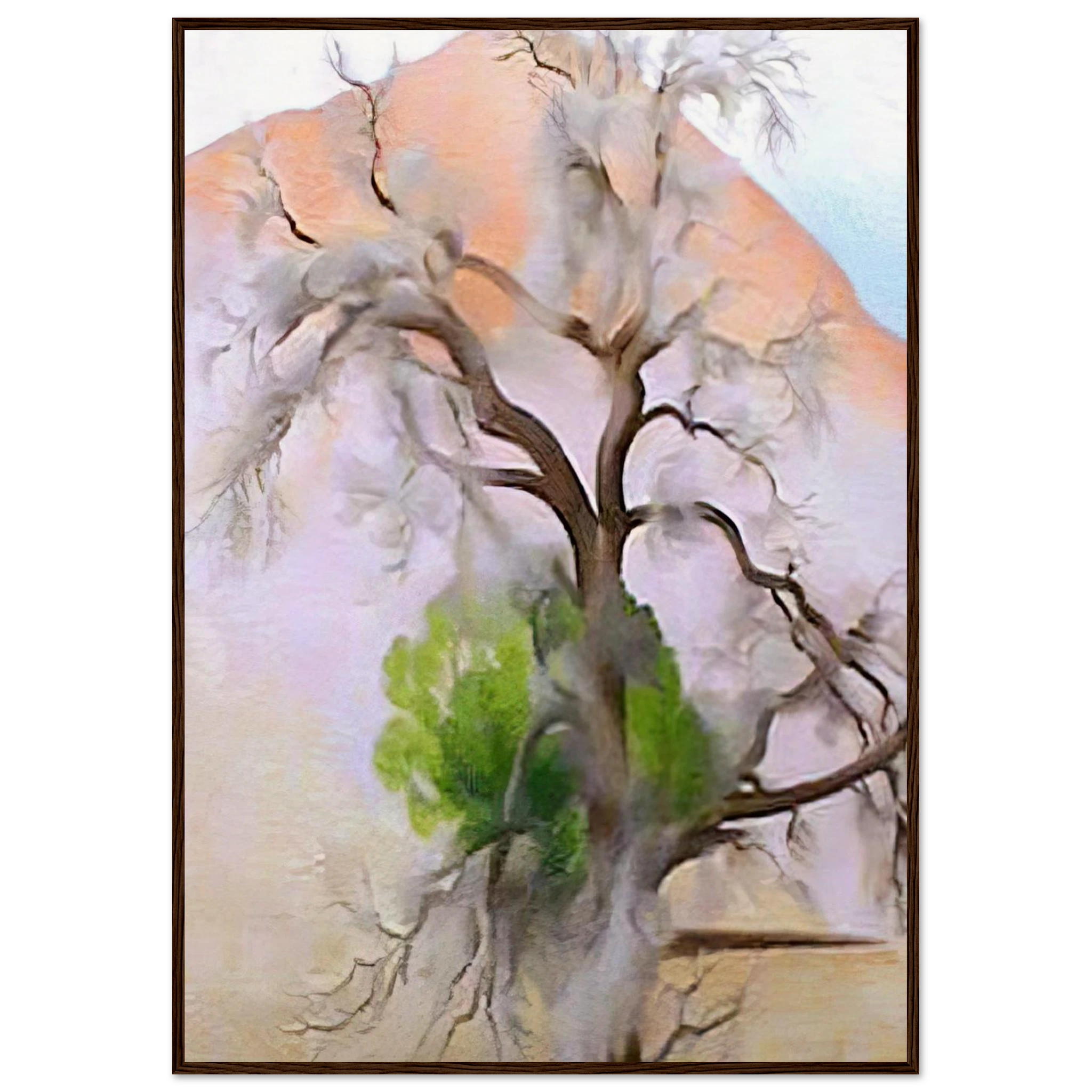 Pinons with Cedar Framed Poster | Georgia O'Keeffe Framed Prints Wall Art | Georgia O Keeffe Prints