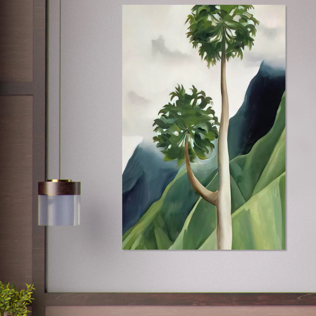 Papaya Tree-Iao Valley Poster | Georgia O'Keeffe Poster | Georgia O Keeffe Prints
